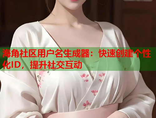 海角社区用户名生成器：快速创建个性化ID，提升社交互动  第2张