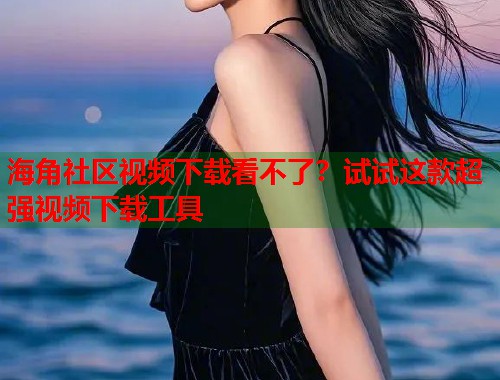 海角社区视频下载看不了？试试这款超强视频下载工具  第1张