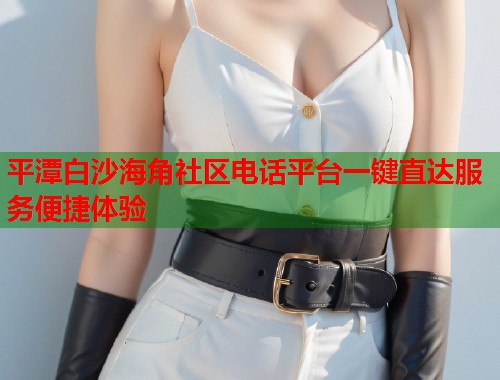 平潭白沙海角社区电话平台一键直达服务便捷体验  第2张