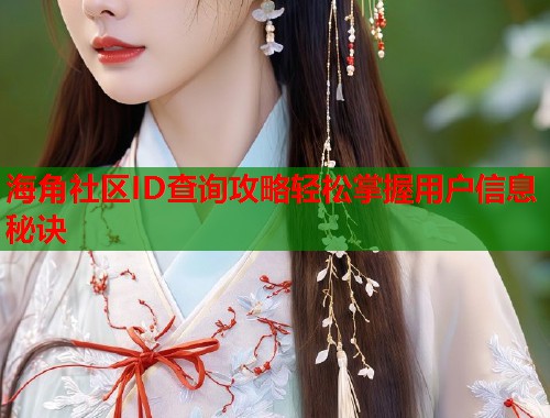 海角社区ID查询攻略轻松掌握用户信息秘诀